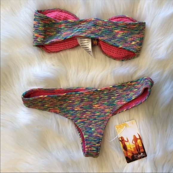 Dakine 2PC Bikini Koko Spacedye Top and bottom. New with tags. - Picture 3 of 3